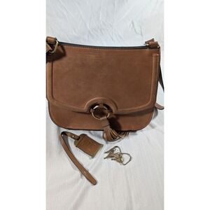 Leather Crossbody - Purse Gun Holster By Bulldog Concealed Carry - Includes Keys